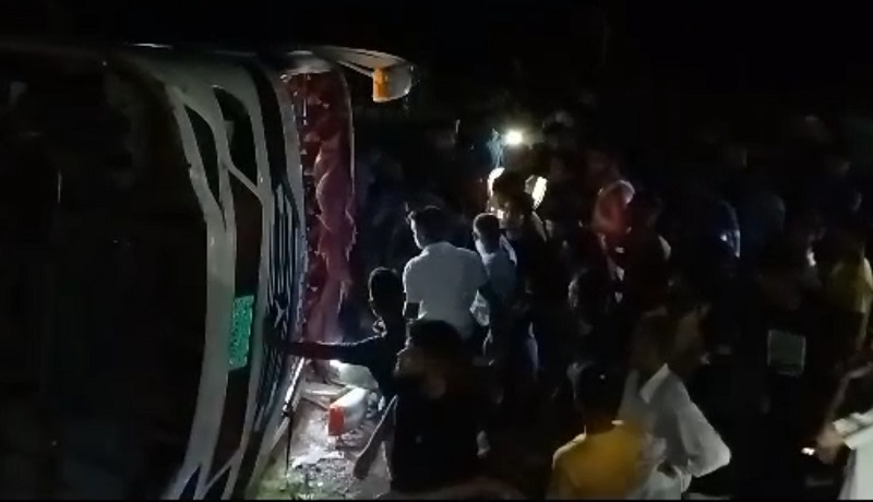 ওসমানীনগরে বাসের ধাক্কায় ২ জনের প্রাণহানি